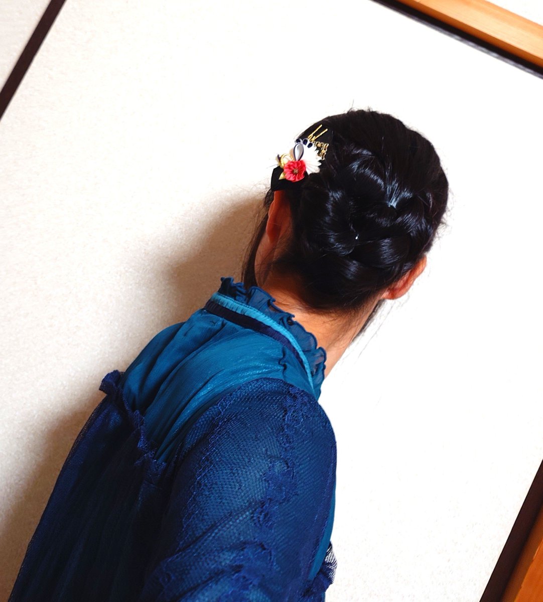 tu_b_aki's tweet photo. 今日の簪
髪綺麗にできた https://t.co/9KD9fg8aUo