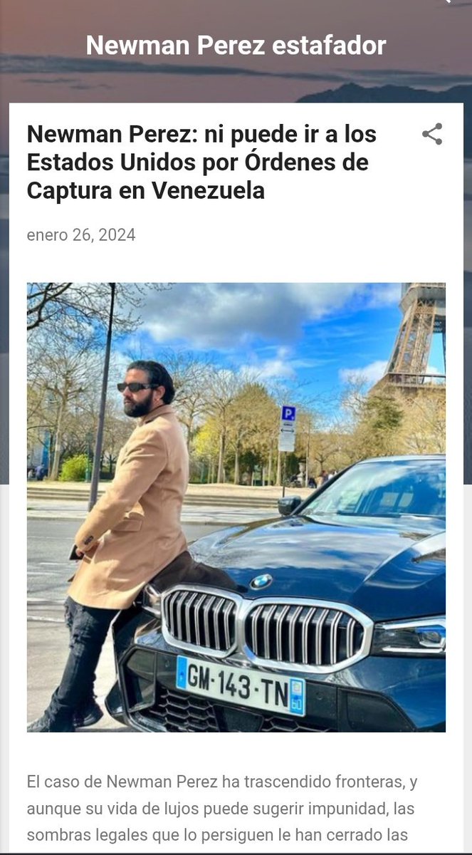Marcelo58828234's tweet photo. @newmanperezX @carlosvbarrueco @newmanperezX jajaja lo primero que uno encuentra cuando busca Newman perez en internet  son puras denuncias de que es un estafador 😂 quedó Ardido porque West te tumbó el negocio que tenía con Cossio y no pudieron lanzar la Criptomenda Colombiana con la que iban a robar 😂 https://t.co/HrMFNz2thE