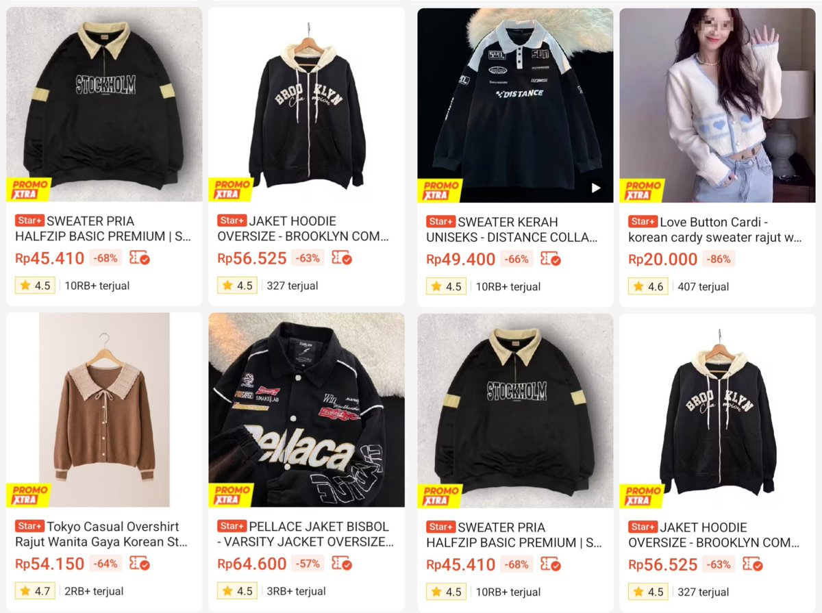 serachics's tweet photo. NIAT JUALAN     ❎️
NIAT SEDEKAH ✅️

ga habis pikir kenapa bisa ada sweater semurce ini padahal bahannya aja udah lumayan mahal loh 🥺❤️‍🔥 https://t.co/8dNCCQzJIU