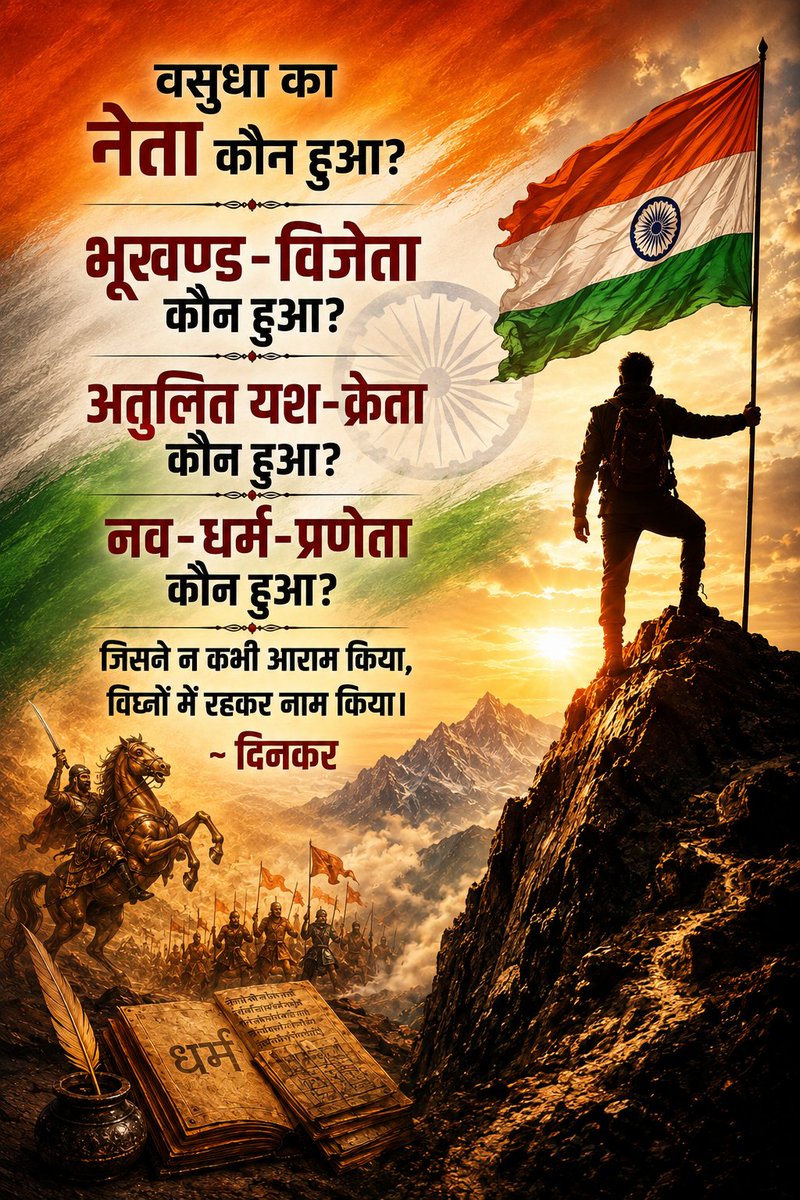 NikeshNandan3's tweet photo. 80वें स्वतंत्रता दिवस की हार्दिक शुभकामनाएं..
जय हिंद.. जय भारत..

#IndependenceDay 
#15August 
#JaiHind
#स्वत्रंत्रता_दिवस https://t.co/dcljoIwteh