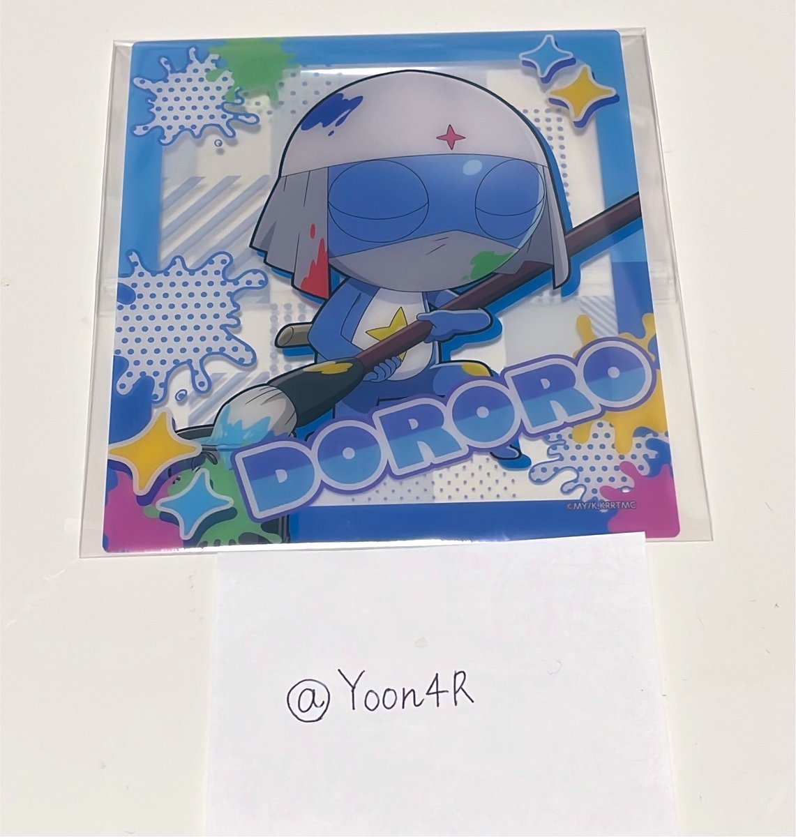 Yoon4R's tweet photo. ケロロ軍曹 劇場版 グッズ キャラポップストア クリア色紙コレクション  交換

【譲】 ドロロ
【求】 クルル 

📮千葉駅手渡し又は郵送で交換可能な方DMお待ちしております🙇‍♀️

#ケロロ軍曹 https://t.co/Y5TZyh7cDR