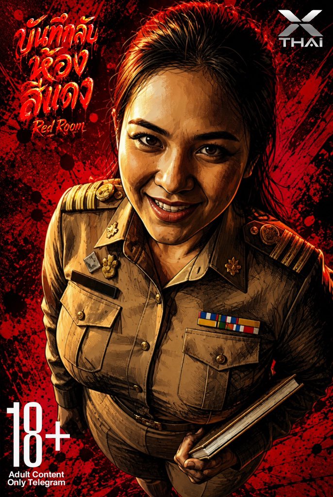 xthai99's tweet photo. 🍿 POSTER Vol.2  “ RED ROOM #บันทึกลับห้องสีแดง ” ผลงานซีรี่ย์ Ai สายพันธุ์ไทย ที่ฉายได้เฉพาะบนกลุ่ม Telegram นี่คือจุดเริ่มต้นของซีรี่ย์ที่สร้างจาก Ai ทั้งเรื่อง นักแสดงทุกตัวเราใช้ Ai สร้างขึ้น ฝากติดตาม อุดหนุน ผลงานกันด้วยนะครับ 16 สิงหาคมนี้ (ชมตอนแรก) ทาง https://t.co/UsSkfmtcYa… 🍿