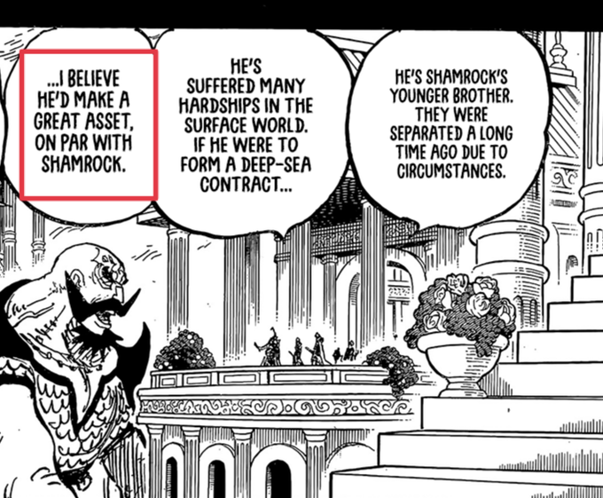 RevMaher's tweet photo. #ONEPIECE1191 #ONEPIECE

“Shamrock was indeed EQUAL to Shanks 14 years ago, the same Shanks version that was EQUAL to Mihawk” !!

Shanks FC &amp; Mihawk FC’ media and propaganda won't tell you this #truth. They'll hide it from you!
#FearShamrock https://t.co/YZ1mbTJ0E9