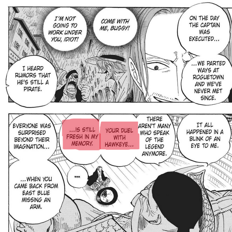RevMaher's tweet photo. #ONEPIECE1191 #ONEPIECE

“Shamrock was indeed EQUAL to Shanks 14 years ago, the same Shanks version that was EQUAL to Mihawk” !!

Shanks FC &amp; Mihawk FC’ media and propaganda won't tell you this #truth. They'll hide it from you!
#FearShamrock https://t.co/YZ1mbTJ0E9