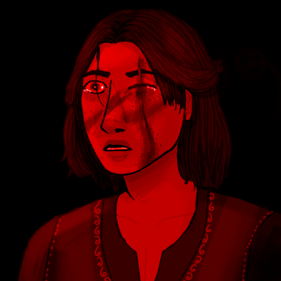 expolikes2's tweet photo. TFSMP spoilers!! and also blood. 

"I... I didnt even do it really, I just... I just sort of ran and you know, ya know, held the sword pointy end first and... yeah, ran into one. I was uh... I was fifteen I think?"

#tfsmp #pyroscythe #tfpyro #pyroscythefanart https://t.co/vmXZ3aQeDA