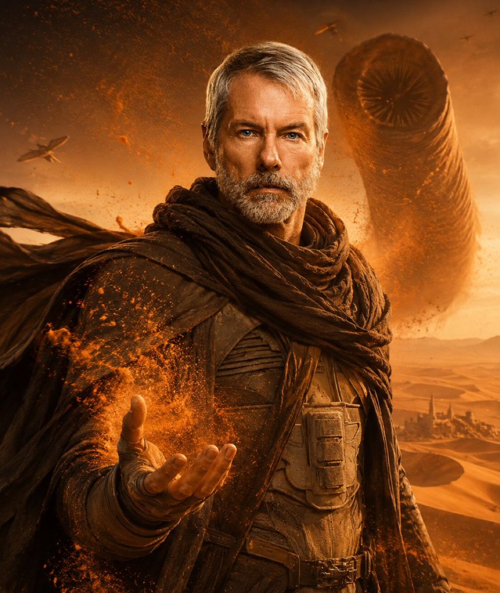 AdarnsBLiv's tweet photo. Michael Saylor is Paul Atreides.

Strategy is House Atreides.

Let me explain.

Bitcoin is the spice. Scarce, difficult to produce, impossible to counterfeit and destined to rearrange civilization around whoever controls it.

Wall Street is the Imperium - ancient, pompous, matic https://t.co/9437JnqBjI