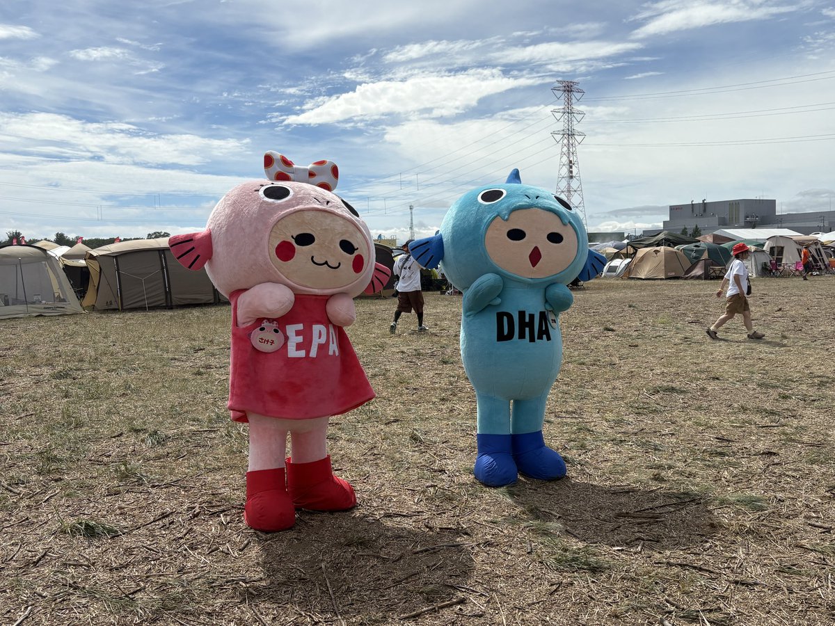 omochi_524's tweet photo. 二日目！
さけ太郎たちがお出迎えしてくれてた！ https://t.co/bCXtI79ZTA