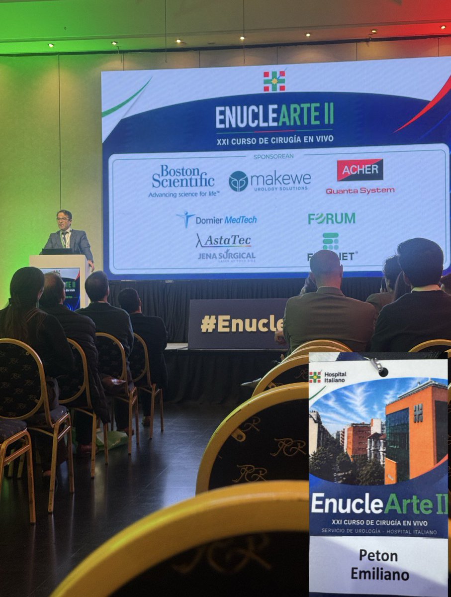 epeton's tweet photo. Enuclearte II excelente evento de primer nivel para compartir experiencias , actualizar conocimientos y seguir creciendo en cirugía prostática mínimamente invasiva #EnucleArteII #HoLEP #Urology https://t.co/Tr82CY5WzB