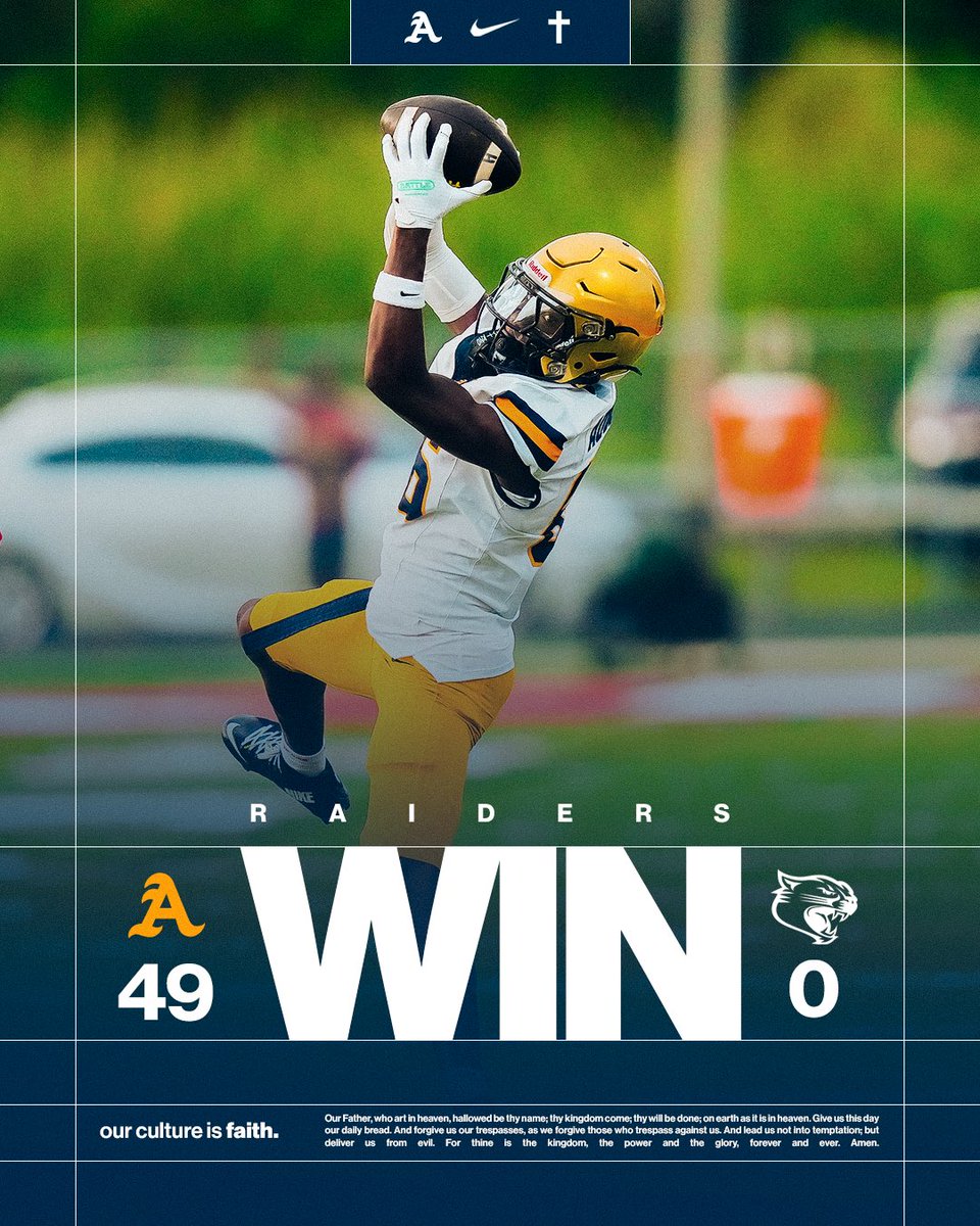 STA_Football's tweet photo. STARTED THE SEASON WITH A STATEMENT. 😤

Raiders roll 49-0. https://t.co/U8xb0oMwCG