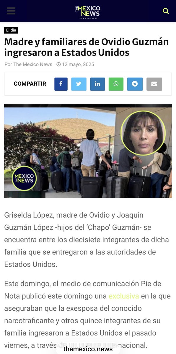 AstroLogica__'s tweet photo. A los verdaderos narcos no les retiran la visa. ¡Se las regalan! 

Aquí 👇 los  17 familiares de Ovidio Guzmán, hijo de “El Chapo”, a los que no les pidieron visa para entrar y quedarse a vivir, cómodamente, en EEUU 🇺🇸. 
Protegidos por  Trump, @DeputySecState y @marcorubio 

¡A toda madre los chapitos ! 🫠👇