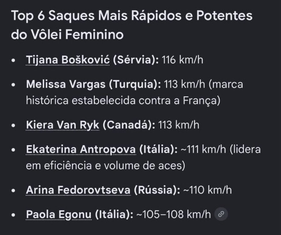carlatwiteira11's tweet photo. todos os saques aqui são mais fortes que um ataque da tifanny, todas as jogadoras citadas aqui tem mais impulsão que a tifanny, são mais fortes e potentes que a tifanny. É ridículo ver gente que sequer assiste vôlei brotando das trevas pra ter oportunidade de destilar transfobia https://t.co/WzI4gzatio