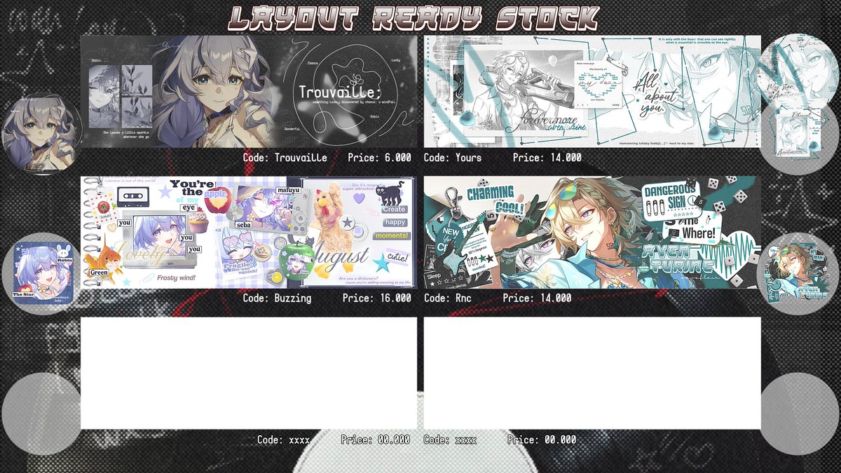 horagiie's tweet photo. Selamat pagi! Aku punya layout Robin Summerto &amp; Aventurine Waveflair yang siap di take nih :3 https://t.co/0ylfrSWtco