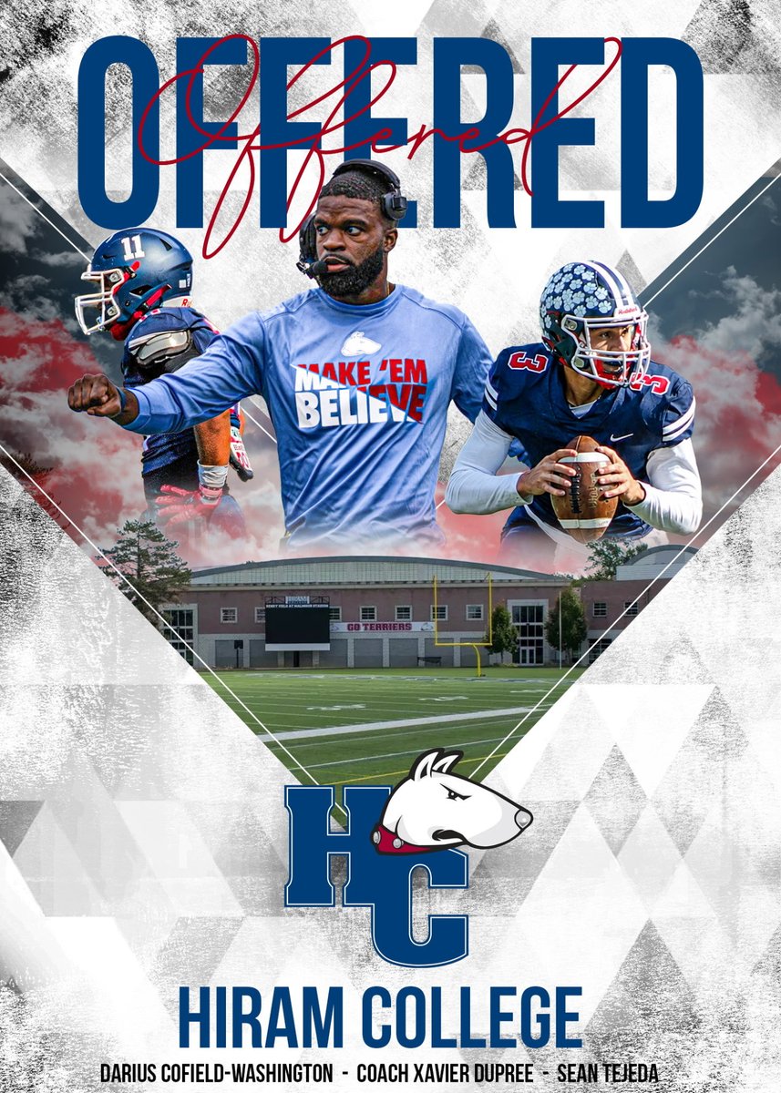BradenHaensch65's tweet photo. After a great conversation with @robkingscouting I am blessed to have received an offer from Hiram College.
@WillLay_III @PrepRedzoneVA @247recruiting 
#blessed #recruitment #football https://t.co/dvTj1u9KIg