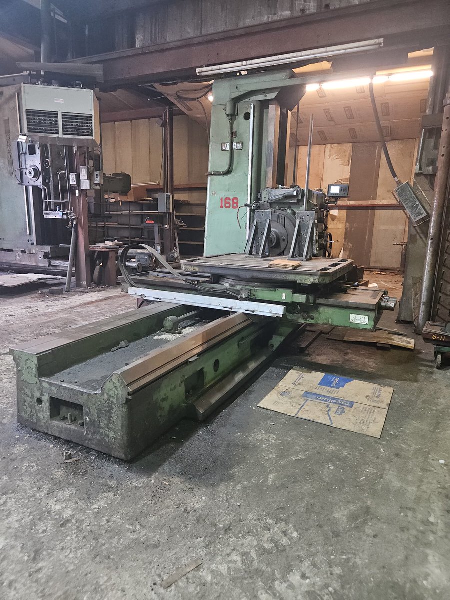 CoxonMark's tweet photo. Tucking my son in and trying a new tactic. Just asking politely for people to buy my machines😂 I need a hobby, I like work too much. Anyone need a nice cheap Boring mill? https://t.co/ZDp2oqlSqh