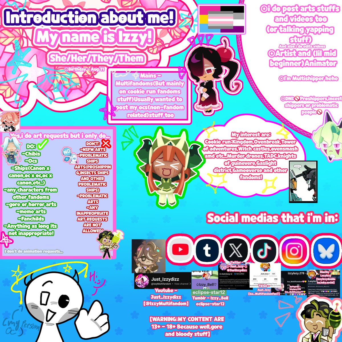 MeepmeepIzzy's tweet photo. Info sheet with my strawpage link:
https://t.co/aAQ9UVkXTm
(Because why not:>) https://t.co/Ycek7Wsd7R