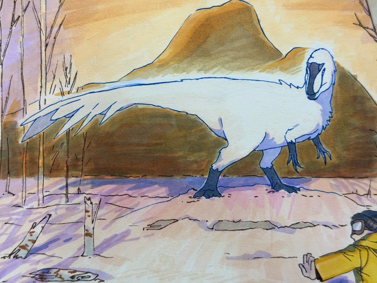 Dazecoral's tweet photo. Yutyrannus Huali
#paleoart https://t.co/5VXfjkY0X7