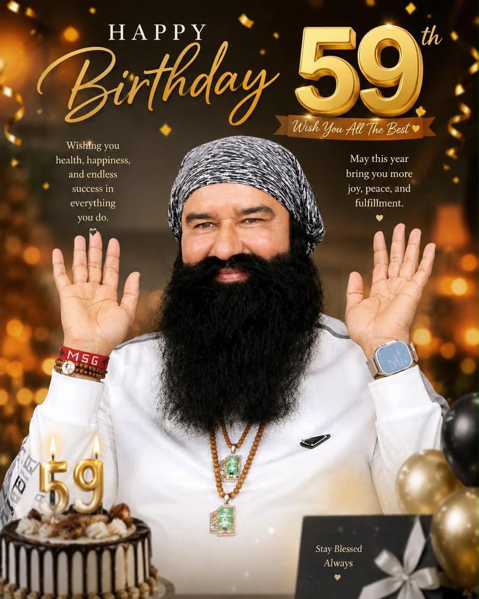 JiyaArora_777's tweet photo. Heartily greetings to whole cosmos on the #HappyBirthdaySaintMSG
 We all are grateful to you always ❤️ &amp; we are very much excited to celebrate the #MSGBhandara with the Holy Inspiration of Saint Gurmeet Ram Rahim Singh Ji.
#15August https://t.co/fIGtjxzGxb