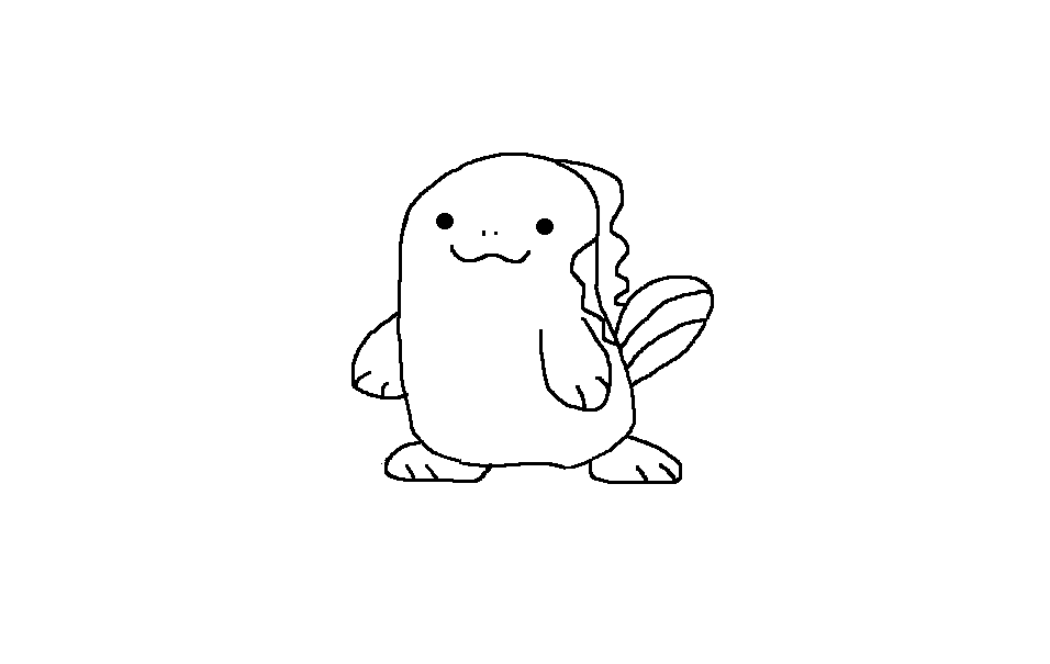 shrovmling's tweet photo. doodle of the day is: quagsire https://t.co/QVW4XiVUpG