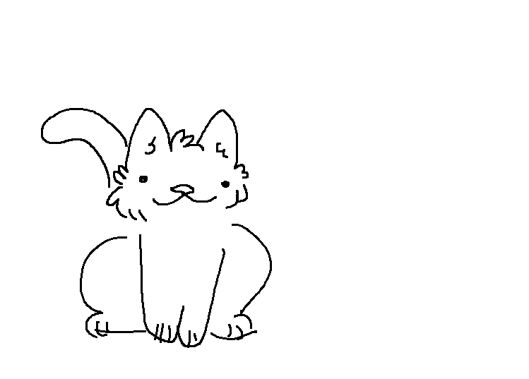 shrovmling's tweet photo. doodle of the day is: cat https://t.co/znnNABls8w