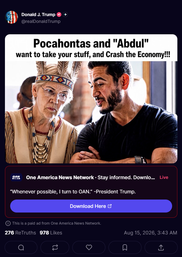 DazXz_'s tweet photo. ¿How has this not bonded yet?

Trump is posting memes about Abdul El-Sayed on Truth Social. He could talk about him to the press at any moment.

And there are new posts about him on X every minute.

JAEKWN5zWG6hPD5ykof4nB7hDg7hyL1XJHJcYuKdpump

Proof here:
https://t.co/0fqt506eY2 https://t.co/MNM59KHJ8a