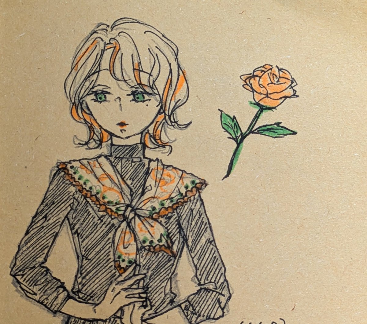 sakura83265407's tweet photo. スカーフ欲しい…🌼

#創作イラスト
#illustrationㅤ https://t.co/x3lRQWmq1m