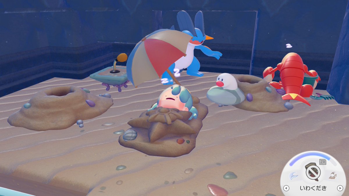Timpani_S's tweet photo. すなぶろで力作が生まれた✨
嬉しそうだな、ラグラージ🏖️ #ぽこポケ #ぽこあポケモン https://t.co/20jZPPgvVY