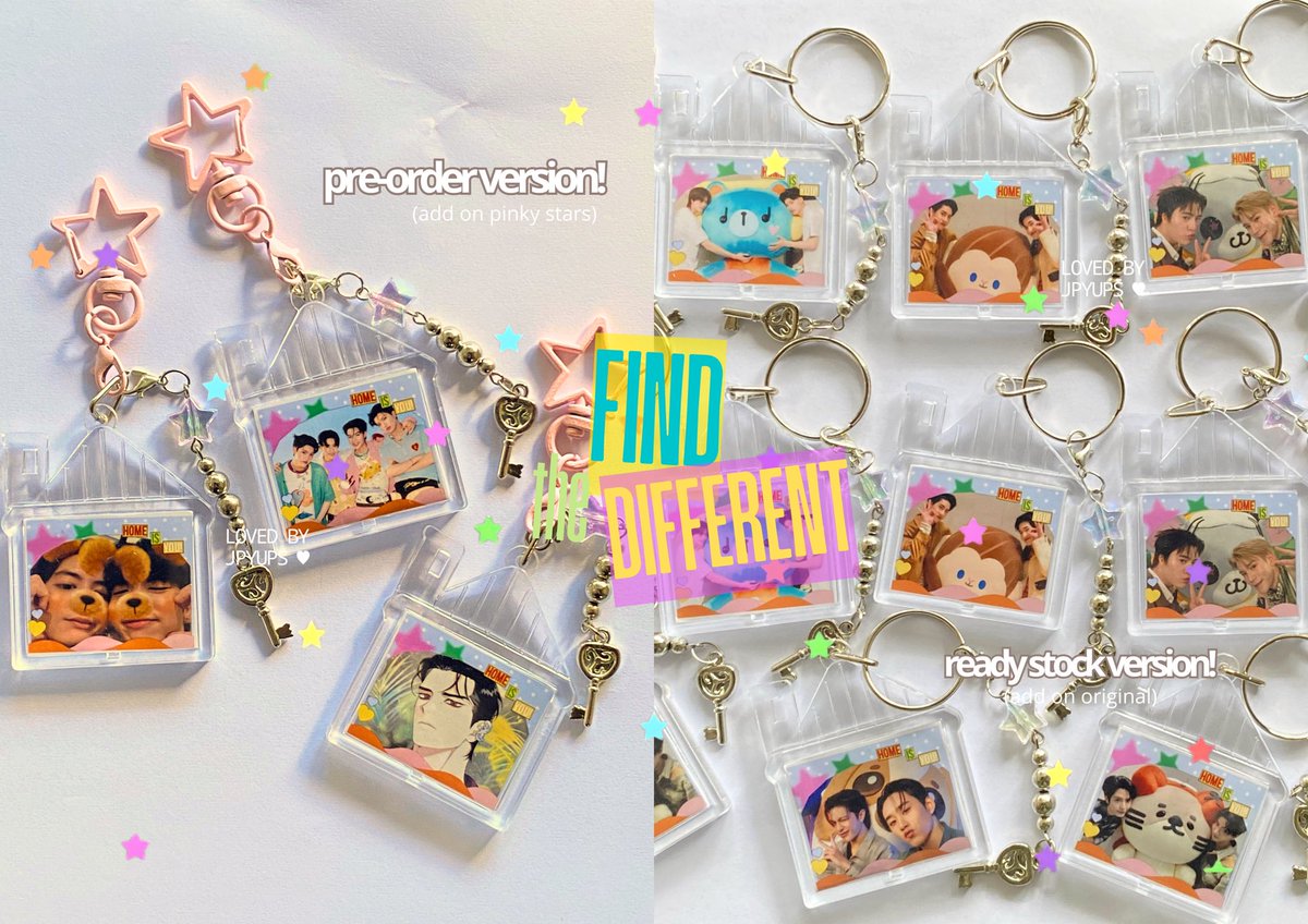 jpyups's tweet photo. find the different keychain home s home 👀
available stock here: https://t.co/QzYw40pkse https://t.co/WtMDTrpIdj