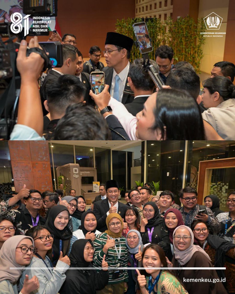 KemenkeuRI's tweet photo. Pada akhirnya, setiap rupiah yang dibelanjakan diarahkan agar manfaatnya kembali kepada masyarakat. 🇮🇩

Mulai dari perlindungan sosial hingga ketahanan pangan, #UangKita terus bekerja untuk mendukung kesejahteraan hari ini sekaligus membangun Indonesia ke depan. https://t.co/jrJvgTKh4L