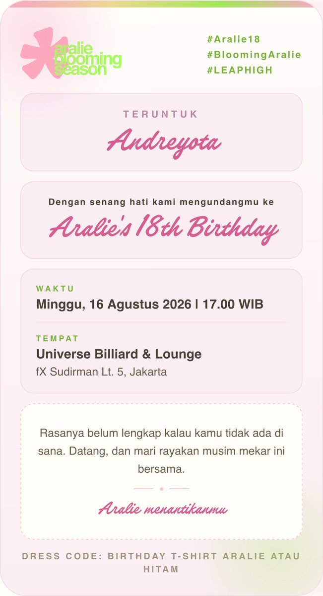 N_andreawan09's tweet photo. MUNGKIN tuh gwa dateng https://t.co/THC2YSGWCP