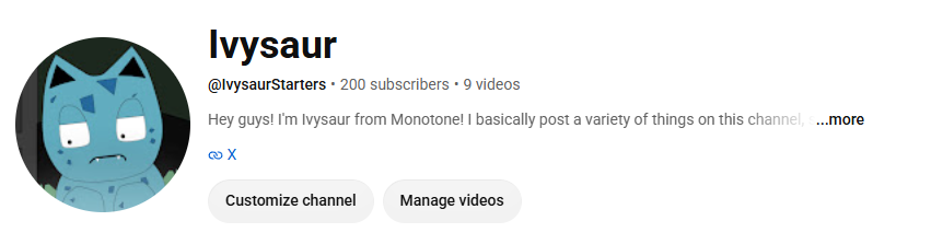 IvysaurStarters's tweet photo. 200 SUBS?! You guys are nuts! I love you all to death, new video will be DROPPING SOON! https://t.co/B4Pq4NXjYr