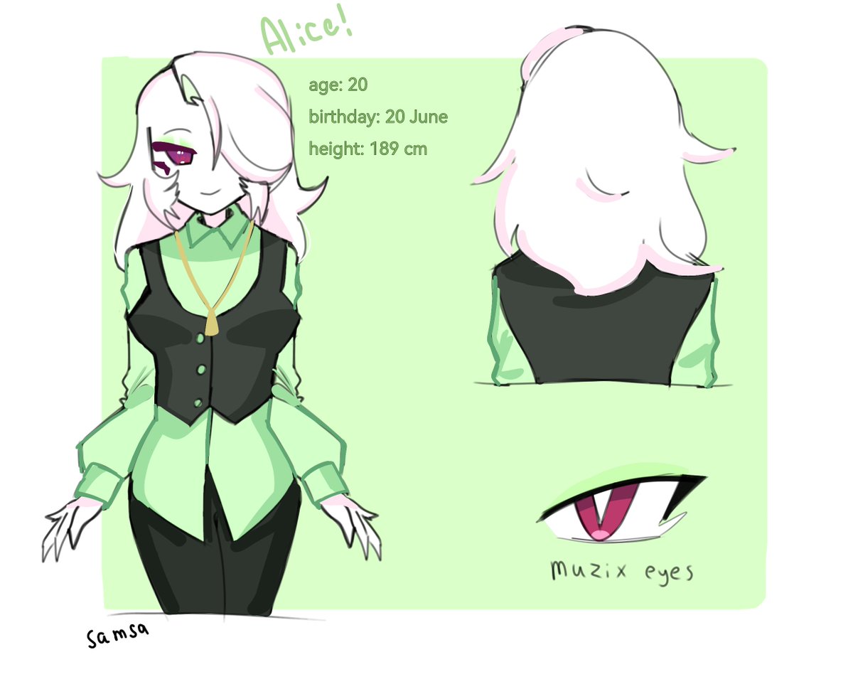 Atlasvz9c's tweet photo. Good morning!!!
I drew my wasp - Alice! (Actually, she has an old design, this is her new design) 
#muzixmedley #fnfoc #fnfart

I think you won't mind if I ship it with Radi>:3 https://t.co/8Z6Nxeyo3K