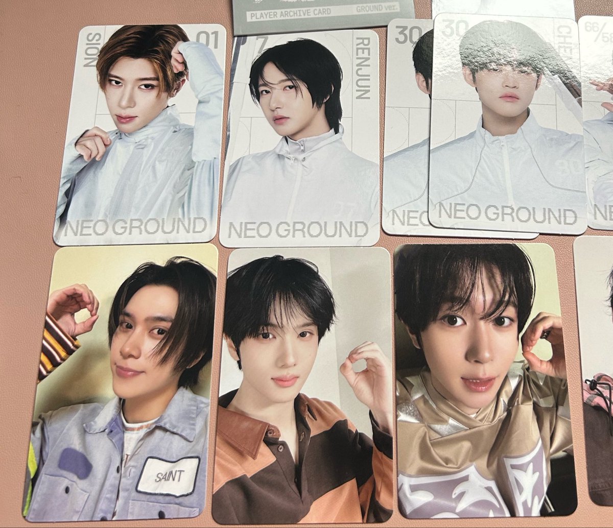 panpandanano's tweet photo. NCT 10周年 NEO GROUND 交換
譲)画像のもの

求)セルカ　neo ヤンヤン　ユウタ
　　　　　ground ジェミン
idフォトホルダー　ヤンヤン　ユウタ　テン
特典→テン

初期難があるものはDMにて送ります。
お返事にお時間いただくものもあります。
郵送交換希望 https://t.co/4Z2BmTZQMQ