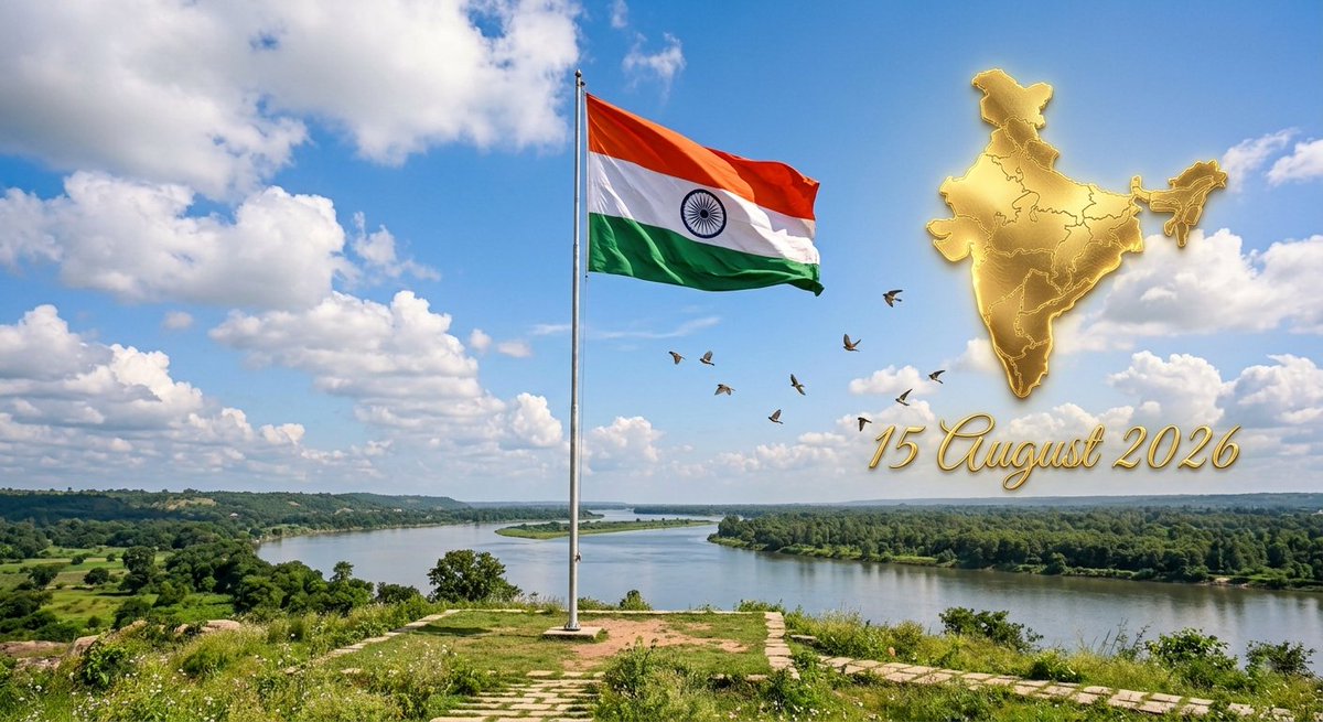 GSrishtiansh's tweet photo. दिल में तिरंगा, आँखों में स्वाभिमान है,
हम बदल रहे हैं दुनिया, क्योंकि ये नया हिंदुस्तान है!

आप सभी को 80वें स्वतंत्रता दिवस की हार्दिक शुभकामनाएं! 🇮🇳✨
#IndependenceDay2026 #JaiHind #India #GudduSrishtiansh https://t.co/CnTY0H41ig