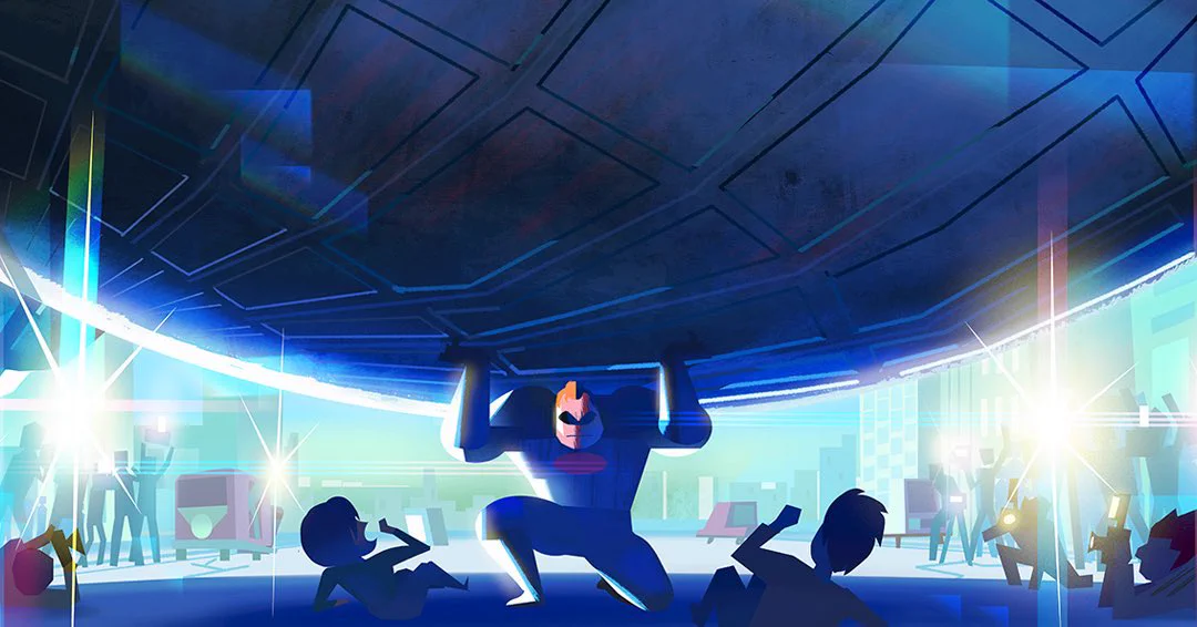 Nuevo vistazo a 'LOS INCREÍBLES 3' en este arte conceptual.