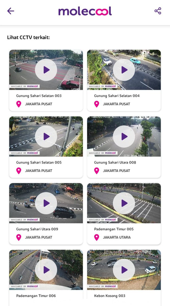 molecool_id's tweet photo. Ada Kemayoran Bersholawat Sore Ini, Siapkan Rute Alternatif! 

Cek kondisi lalu lintas secara real-time via Molecool Live CCTV dan cari jalur alternatif, hati-hati di jalan!
#InfoLalin #Molecool #TemanDiJalan
https://t.co/N6GcJOuiY8 https://t.co/8grim159nT