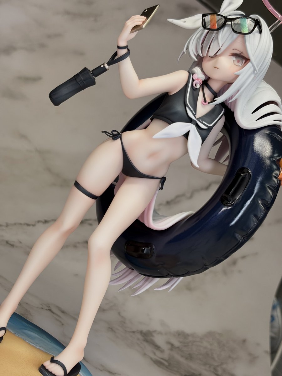 mimimi_dou's tweet photo. ガレージキット12体目

「ブルーアーカイブ- プラナ（夏のバカンス）」　
原画:@mearyo1 様
原型:@cyohank 様

完成しました！とてもかわいいです🥰🥰
実はプラナちゃん初のスケールキット制作になります。
今回は炸香蕉さんの作例を参考に塗ってみたつもりですがとても難しかったです… https://t.co/kBwVwsTdd2