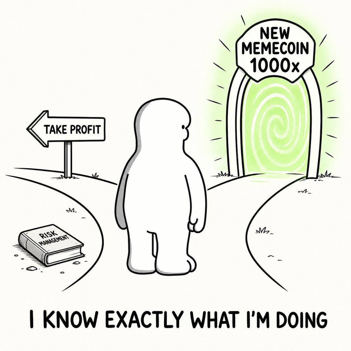 CronusOnchain's tweet photo. Me: “This cycle, I’m taking profits.”  

Also me when a new memecoin promises 1000x: 🟢📷 

The degen path always finds you.

@biwlsxyz https://t.co/sQ8xJ7CG2V