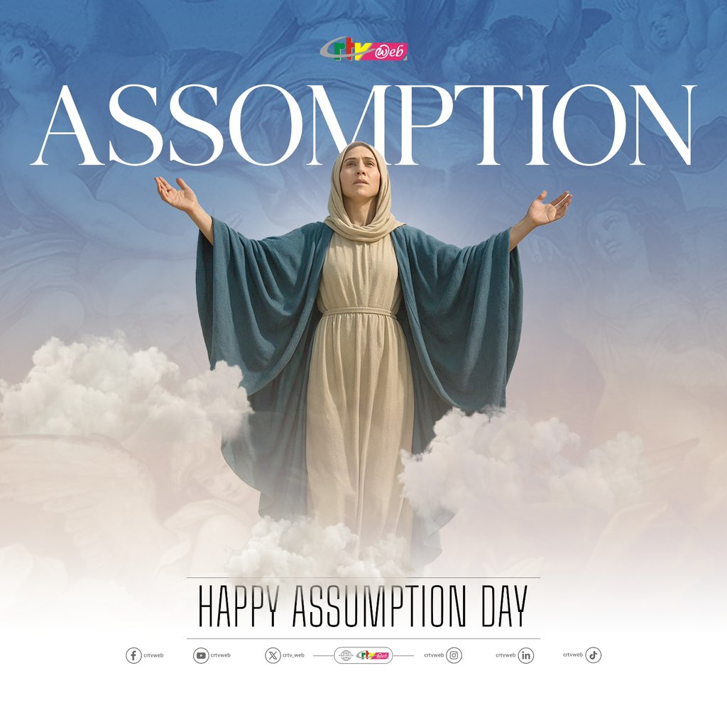 CRTV_web's tweet photo. Happy Assumption Day 
Bonne fête de l’Assomption

#AssumptionDay2026
#Assomption2026 https://t.co/LbG2zFSpfY