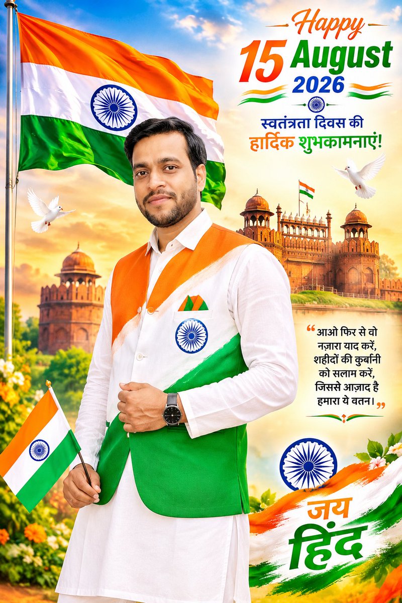 PawanKu30437696's tweet photo. #independenceday2026 https://t.co/tscgOx7lFT