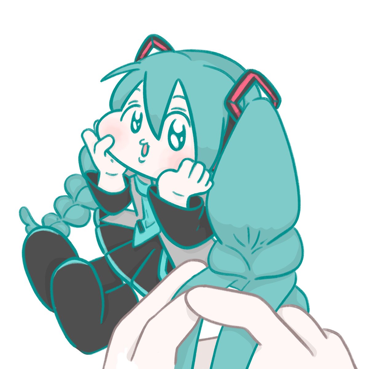 Sunousagiii's tweet photo. ミクさんの髪を編みたい人生だった

#初音ミク https://t.co/cLxZNy6nkT