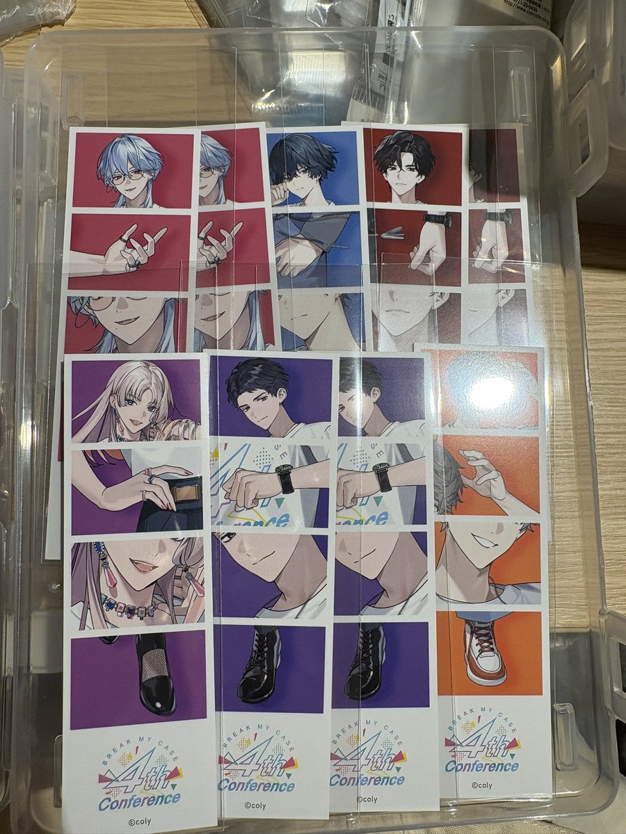 8110_4995_goods's tweet photo. 【交換】ブレマイ　4th conference

譲≫シーンフィルム　クリアカード
◯在間　環野　皇坂　御門　◯立科　樋宮　新開　祠堂
相沢　◯麻波

求≫
フィルム:恩田 1
クリアカード:◯は恩田、無印は恩田か壱川

カンファ夜公演後手渡し https://t.co/FpW0ebQonK