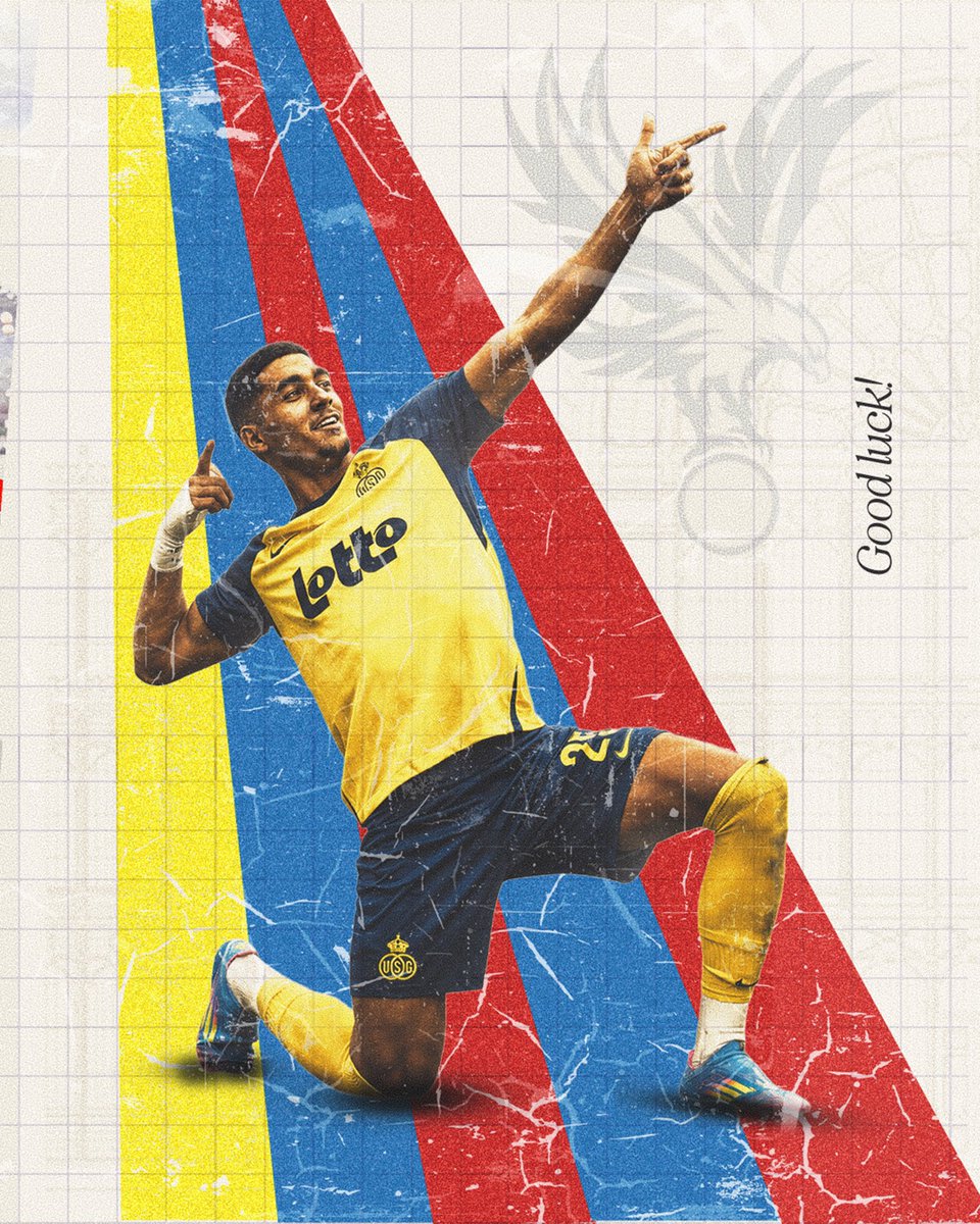 UnionStGilloise's tweet photo. We've seen Anan Khalaili dominating the wing. 🥹

Now he's off to Crystal Palace and the Premier League.

A Belgian title. A Belgian Cup. Two Supercups. 

Pace, talent and unforgettable moments on the pitch. A humble and genuine guy off it.

Thank you for everything, Anan. Nothing but the best for your next chapter. 💛💙