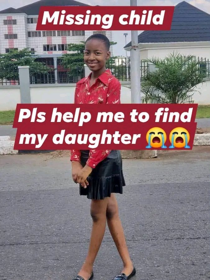 Kingsurchman101's tweet photo. 🚨 Missing Person

Precious, a 15-year-old girl, has been missing since Sunday, 9 August 2026. 😭😭😭

She reportedly left her uncle’s residence around Ochendu Bypass, Umuahia, on the morning of Sunday, 9 August, and headed to an unknown destination. She has not returned home since then, and her family is deeply concerned about her safety. 😭😭

If you have seen Precious or have any information about her whereabouts, please contact her family on 08030446370 or the police immediately.