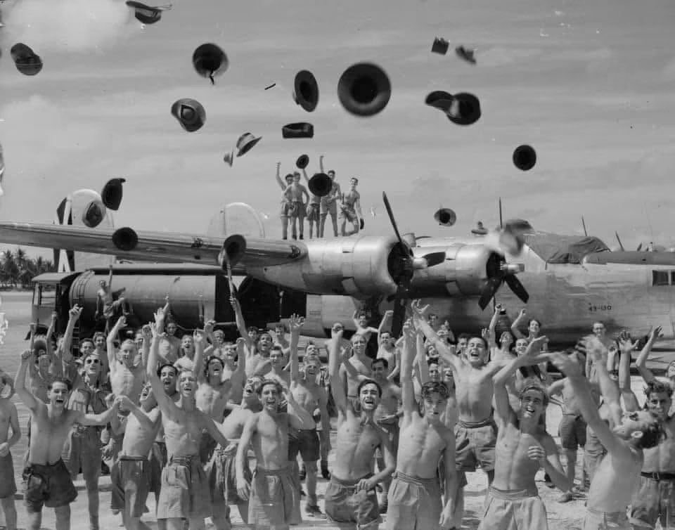 SolihullUpdates's tweet photo. Today marks the 81st anniversary of #VJDay Victory Over Japan Day. On 15th August 1945, Japan announced its surrender to the Allies - which signalled the end of #WorldWarTwo, after six years of fighting. https://t.co/Z4xrHdsI00 https://t.co/Wk2GRqO4Yz