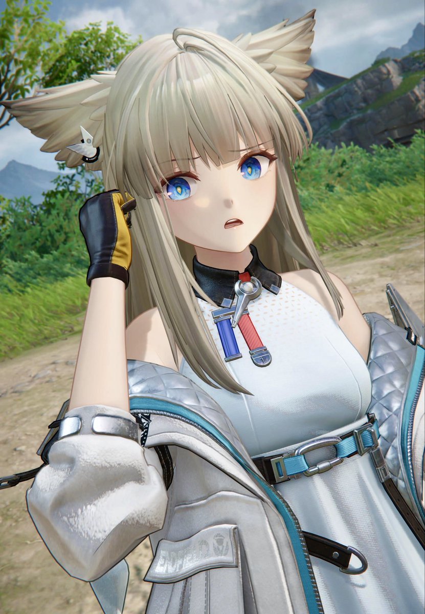 kurosiba063's tweet photo. 「はい。こちらエンドフィールド危機対策班オペレーターペリカ」

「…え！今日だけでSNSに私によく似た女性の奇行動画が大量に拡散されている！？」 https://t.co/Kc0h9aKrK2
