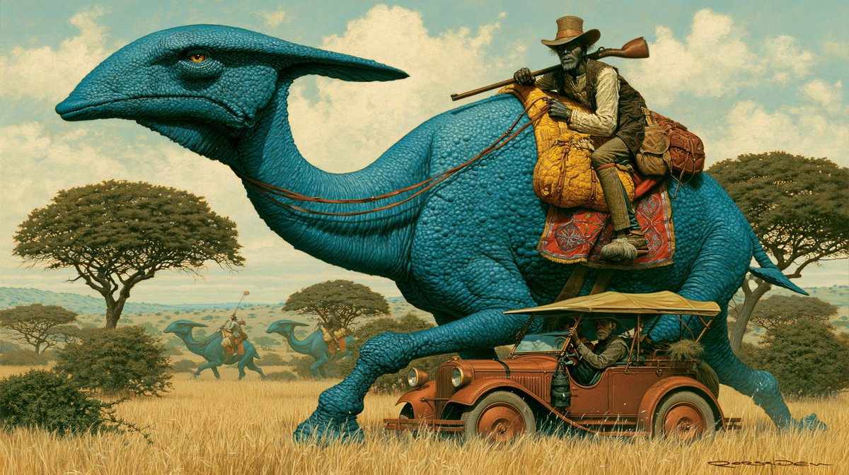 FOulhiou's tweet photo. #Prompshare

[SUBJECT], roger dean artwork, using Faded Sage (#78947D), Dusty Teal (#294D4E), Mustard Gold (#C39A32), and Old Paper Brown (#B7A27A). --no palette --chaos 25 --ar 16:9 --raw --weird 4 --hd --v 8.1

Try and share with #cp76 https://t.co/CGbaR57FEQ