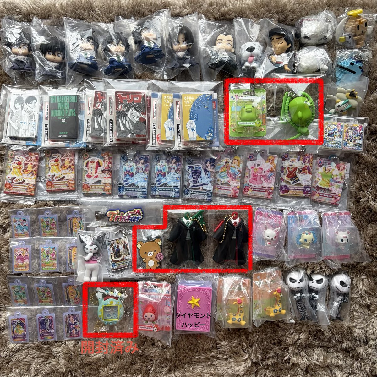 Ura_329's tweet photo. 交換　ガチャ　めじるしアクセサリー　ちぢませ隊　名探偵コナン　モンチッチ　サンリオ　ソリッド　クール　キティ　ガリゾー　アイカツ　くちぱっち　ハンターハンター　ポットクリン　肩ズン　こびとづかん　トガヒミコ

譲▷1.2
求▷3.4

郵送のみ。開封済み🉑お気軽にお声がけください！ https://t.co/5jeQaOnu4s