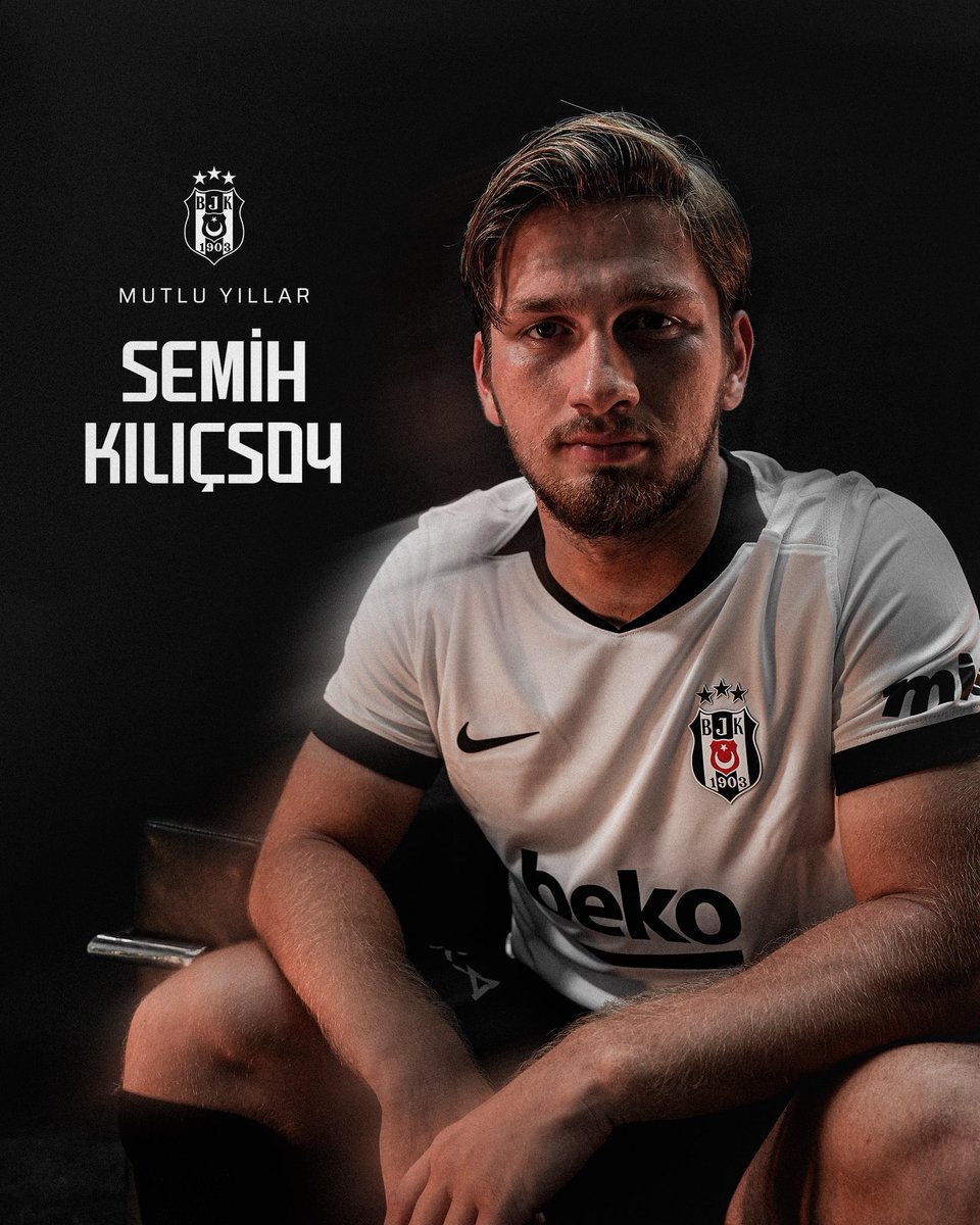 Besiktas's tweet photo. Bugün futbolcumuz Semih Kılıçsoy’un doğum günü. 🎂

İyi ki doğdun Semih, mutlu yıllar. 🎉 https://t.co/agY56Vp8Dx