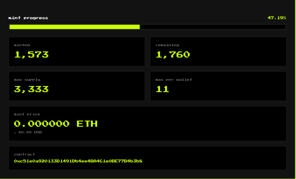 HoodPixelPigs's tweet photo. We’re selling out quickly, so mint for free now before half the supply is gone and claim your token as you mint your pig.

https://t.co/Vv6hSAVLcD https://t.co/DGkFXpm2Uz
