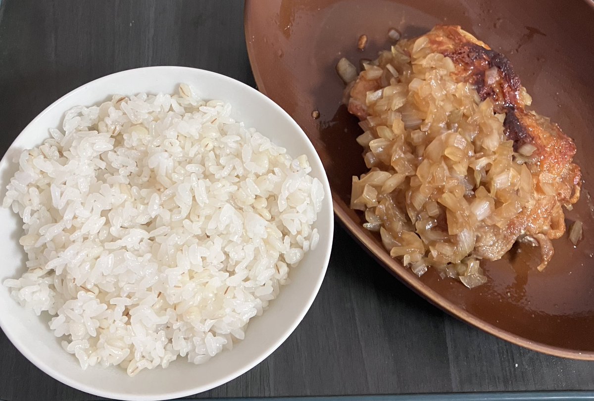 0H_JUMP's tweet photo. チキンステーキ、久しぶりに作りました😊 https://t.co/PjpBm4KeW1